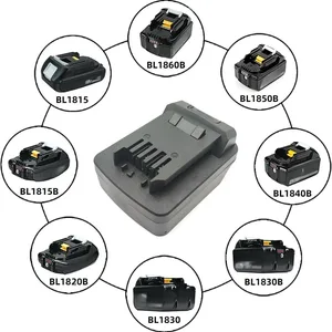 Para skil 20v broca adaptador de bateria para makita 18v li-ion conversor de bateria trabalho para skil 20v ferramenta elétrica broca 10 principais vendas skil ferramentas - №9