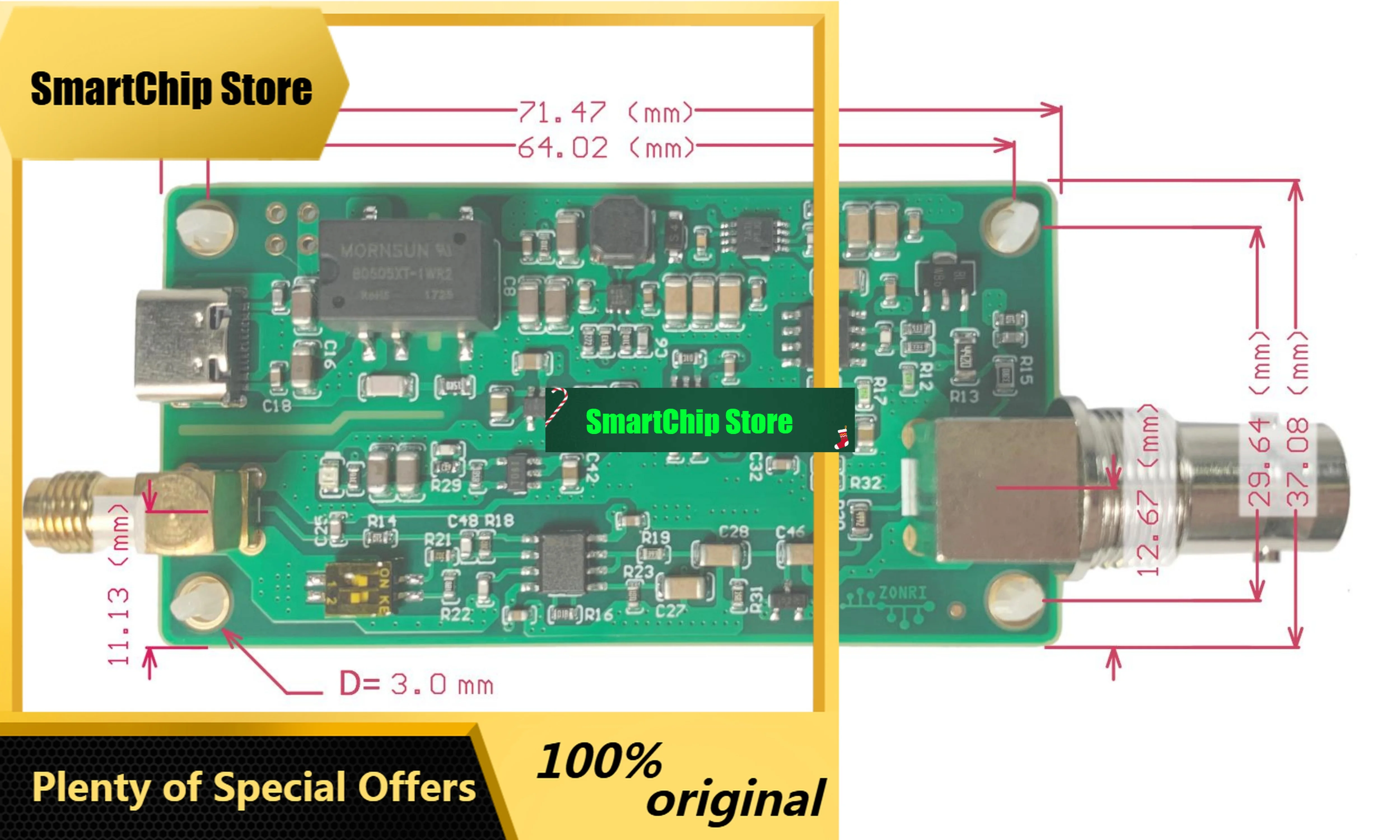 SmCpIepe/icp/ccld Interface Converter Current Source Adapter Module 4ma Constant Current Source Low Noise Acceleration Sensor