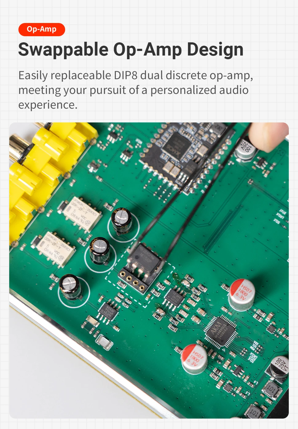 Fosi Audio Q6 Mini Desktop DAC AK4493S PCM 768kHz/32Bit DSD512 Hi-Fi DAC Für Stereo Verstärker Kopfhörer verstärker Dac Audio Konverter – Detail 8