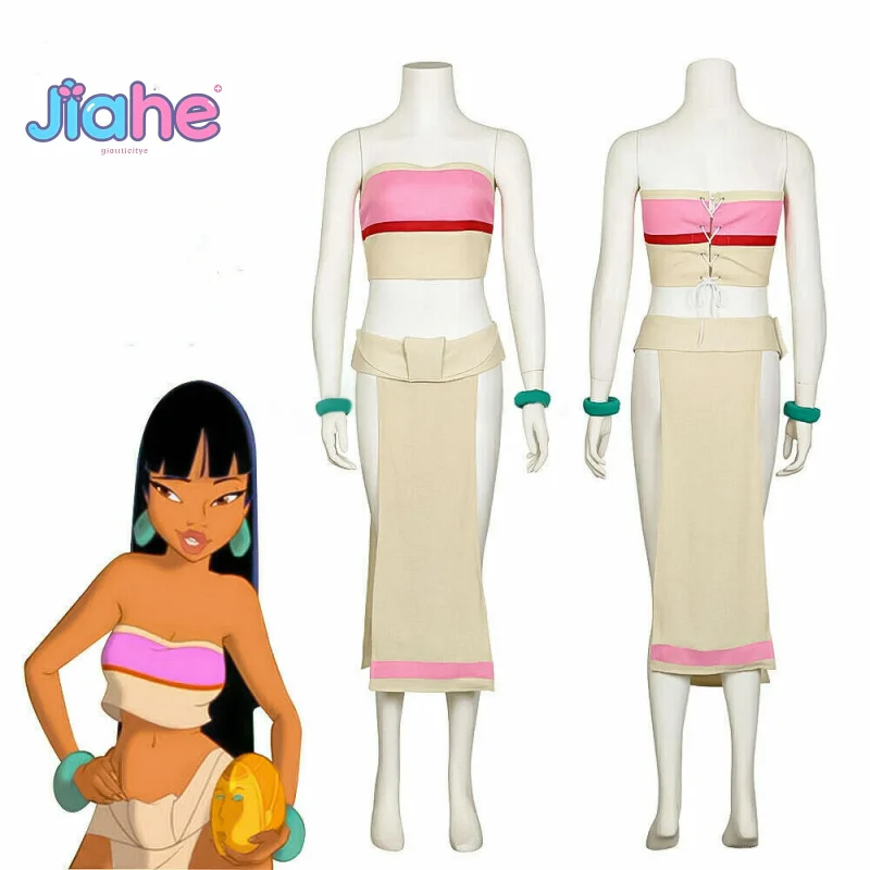 Película de dibujos animados El Dorado Chel disfraz de Cosplay Chel traje The Road Chel para fiesta de Todos los Santos mujeres adultas chica Paop