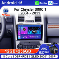 Android 15 For Chrysler 300C 1 2004 - 2011 Car Radio Multimedia Video Player Navigation stereo GPS No 2din 2din DVD Screen