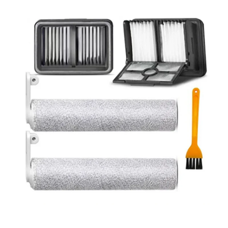 ABKR - Pasuje do Dreame T12/MOVA T20 Inteligentny Bezprzewodowy Parowy Szczotkotrzymacz Filtr Rolka Szczotki Części Zamienne