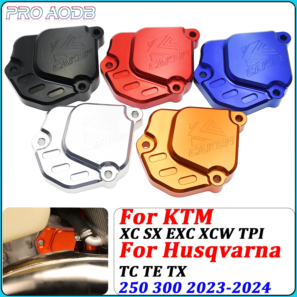 

Motocross Exhaust Valve Control Cover For KTM XC SX XCW WXC Six Days TPI Husqvarna TE TC TX 250 300 2014-2021 Dirt Pit Bike