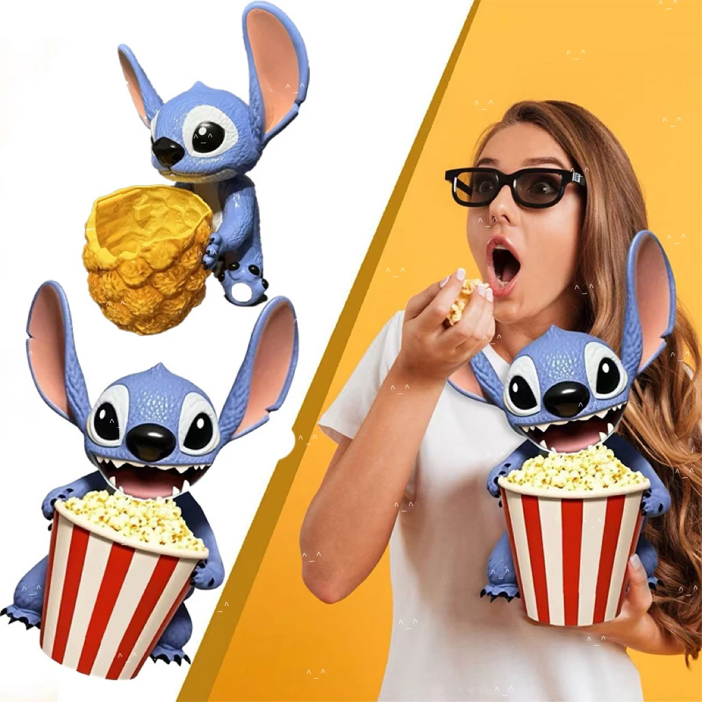 

Movie Star Baby Stitch Movie Popcorn Bucket Accessories Handheld Popcorn Bucket Accessories Model Toy