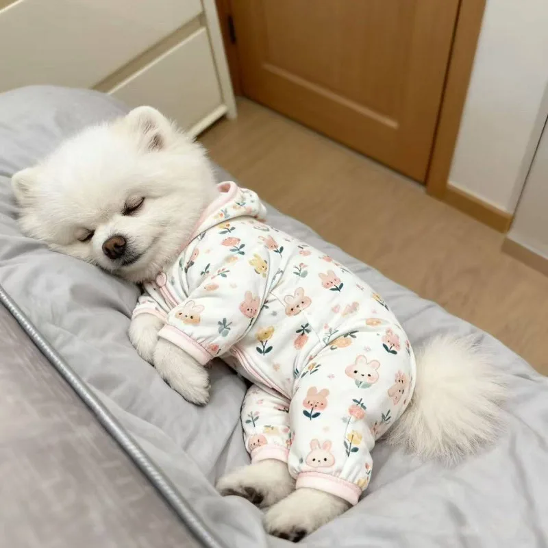 

Новые теплые пижамы для кошек и собак: удобные, универсальные, на четырех лапах, для щенков, защита от холода, товары для животных