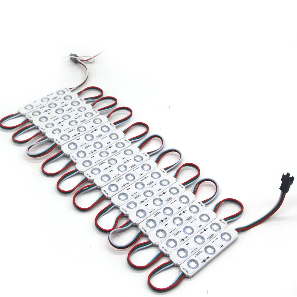 

WS2811 RGB LED Modules Light DC12V Waterproof Full Color Advertisement Lamp Shop Signboard Letter Light-box Decoration