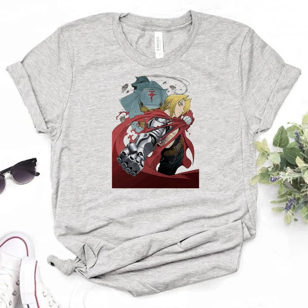 Fullmetal Alchemist shirt women grunge baddie gyaru clearance sales streetwear t shirt grunge meme japanese clearance sales
