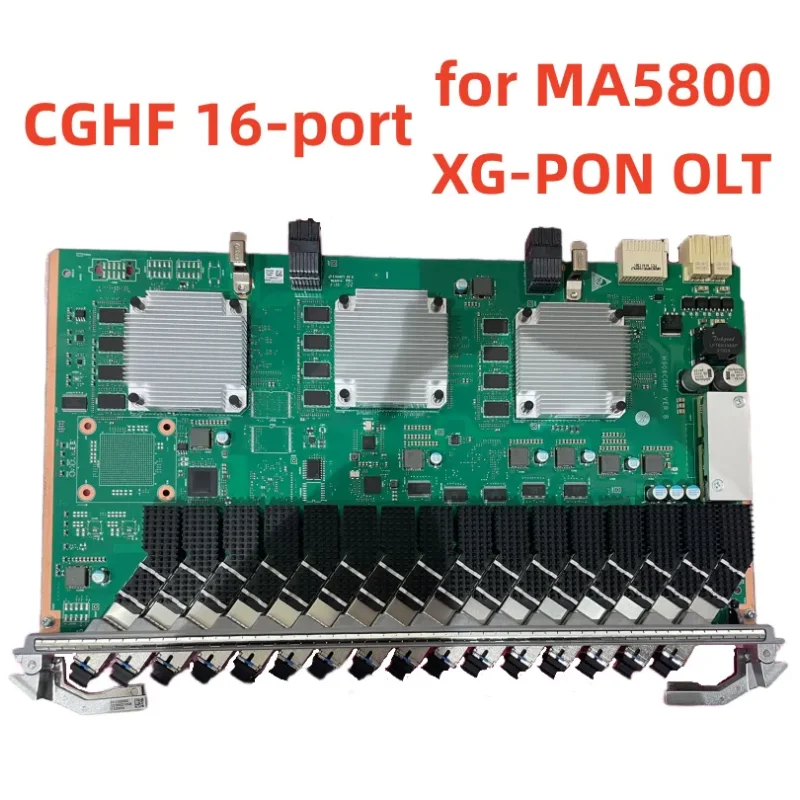 Original CGHF Original 16 ports 10G GPON board CGHF for  MA5800 series OLT GPON & XG-PON  combo card