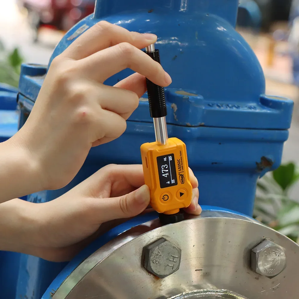 Hardness Tester Leeb Testers Durometer LS252C C Impact Device Integrated Pen-type Convert  to HRA/HRB/HRC Good Repeatability