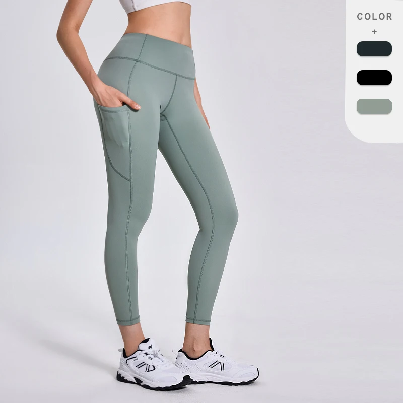 

Быстросохнущие брюки для йоги с высокой талией, женские брюки для тренажерного зала и фитнеса с подтяжкой ягодиц, спортивные брюки для спортзала персикового цвета