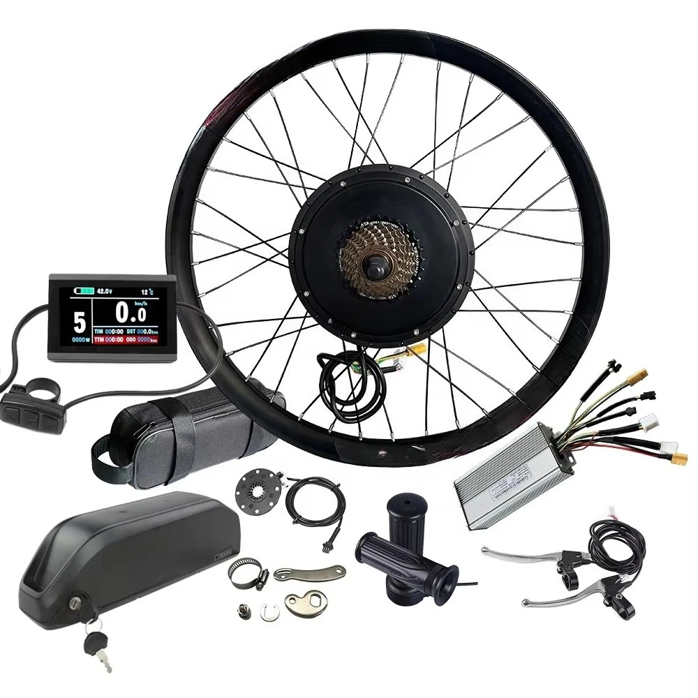 

48/52v 2000w MTX39 Wheel Ebike E Bike Electric Bike Bicycle Hub Motor Conversion Kit With Tiger Shark Battery Optional