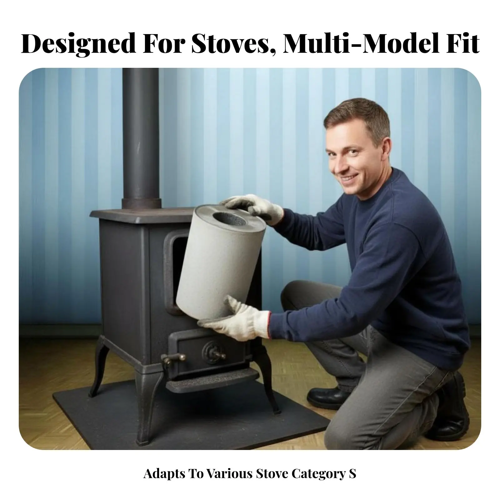 

Universal Gasification Heater Core Burner Liner, Multiple Sizes, Enhanced Combustion, Durable Cast Iron