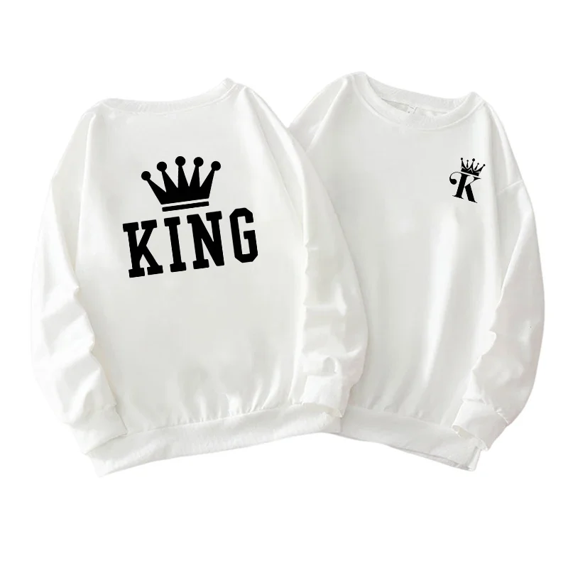 King Printing Mens Sweatshirts Hot Sales O-Neck Tops Man Versatile Sports Clothing Casual Pullover Jogging Sweatshirts 2025 Y2k