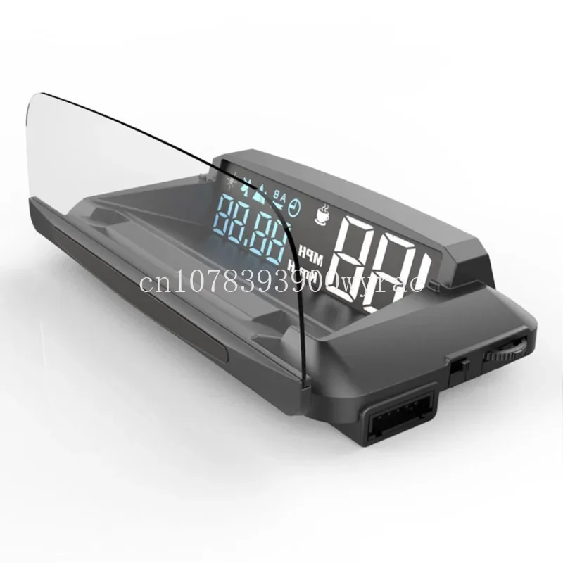 Auto Brightness Adjust and On/Off with car 3D GPS Mirror HUD Speedometer Head Up Display