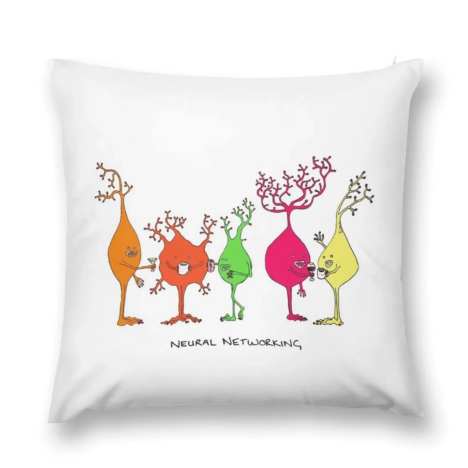 

Neural Networking Throw Pillow Cushions For Children luxury decor Sofas Covers pillow