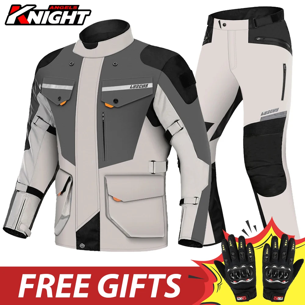 

Men's Waterproof Motorcycle Jacket Motocross Jacket Moto Jacket Racing Motorbike Jacket Wear-resistant Riding Protection M-5XL