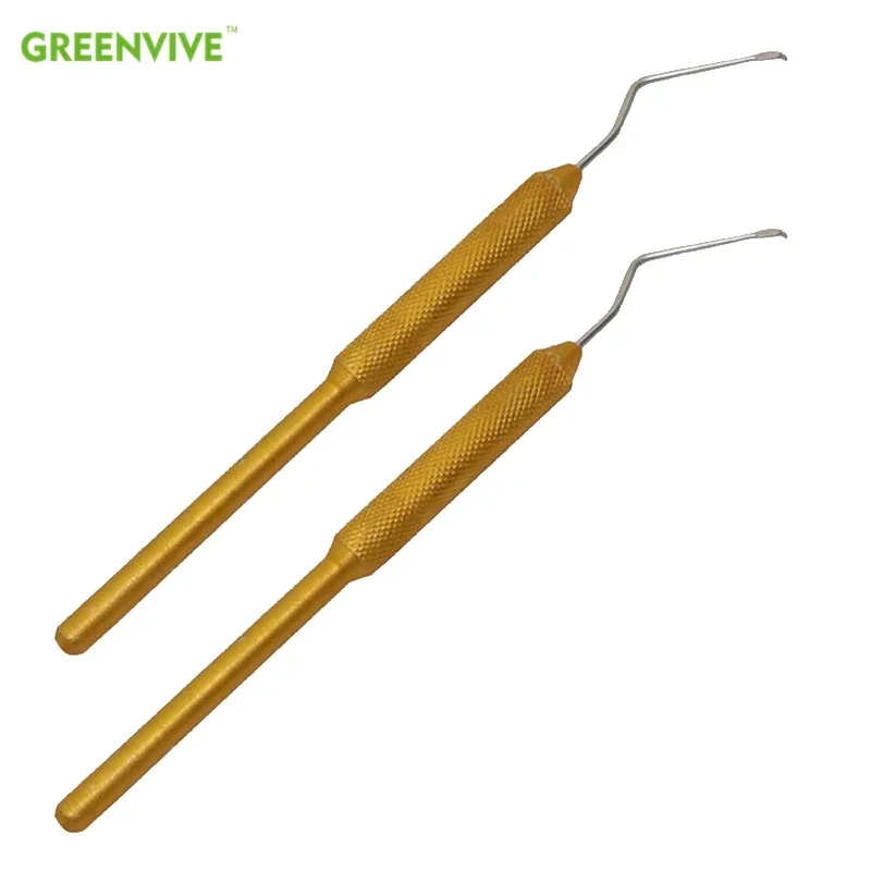 

2 Pcs Beekeeping Grafting Tool Bee Queen Larva Moving Grafting Needle Queen Bee Larvae Transfer Needle Worm Grafting Tool