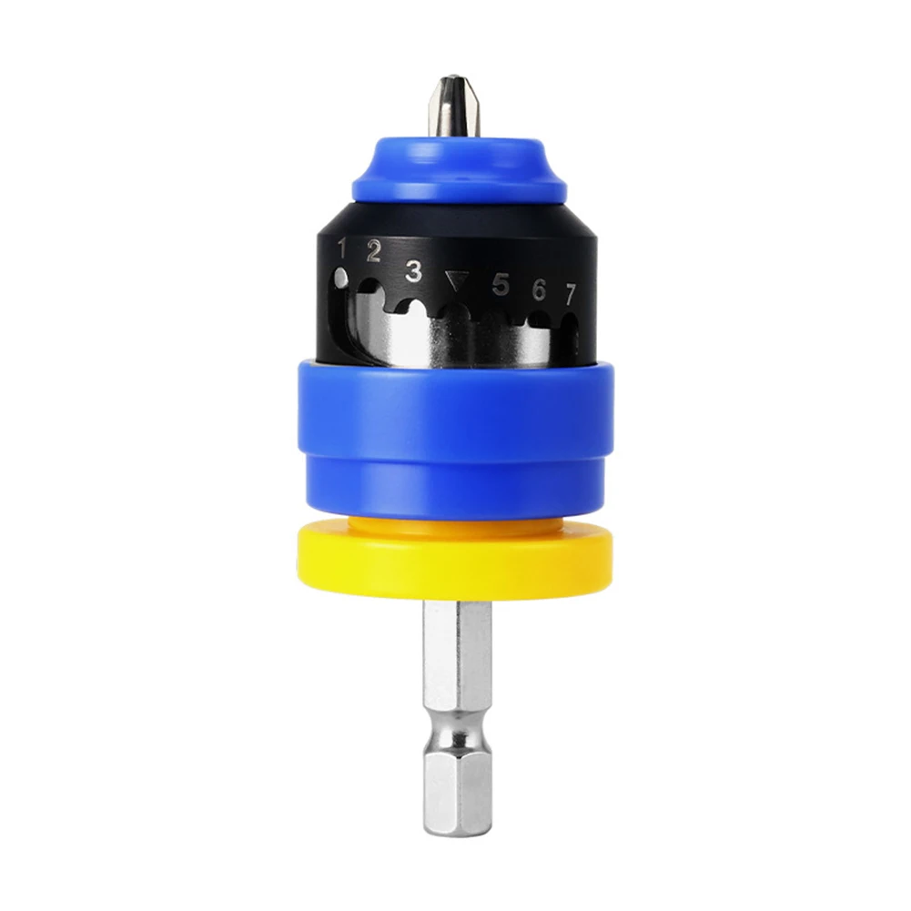 Precise Adjustable Drilling Depth Locator for Screwdrivers 7 Stops for Consistent Screw Depth in Wood Veneer and Composite