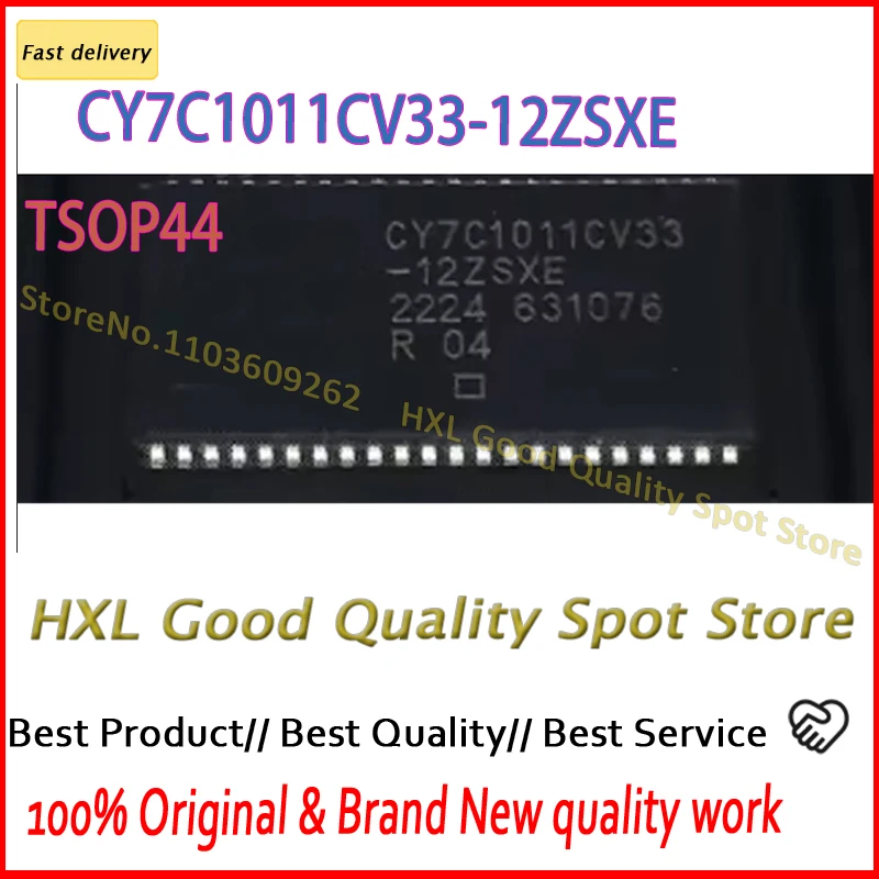 1~10PCS/LOT  CY7C1011CV33-12ZSXE CY7C1011CV33 IC  44TSOP