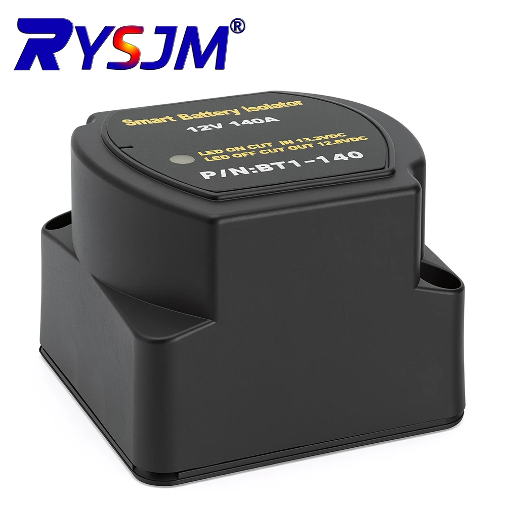 Relay VSR ​for Camper Car Smart Battery Isolator 12V 140A Voltage Sensitive Split Charge Anti-leakage Disconnect Isolator ﻿Cut
