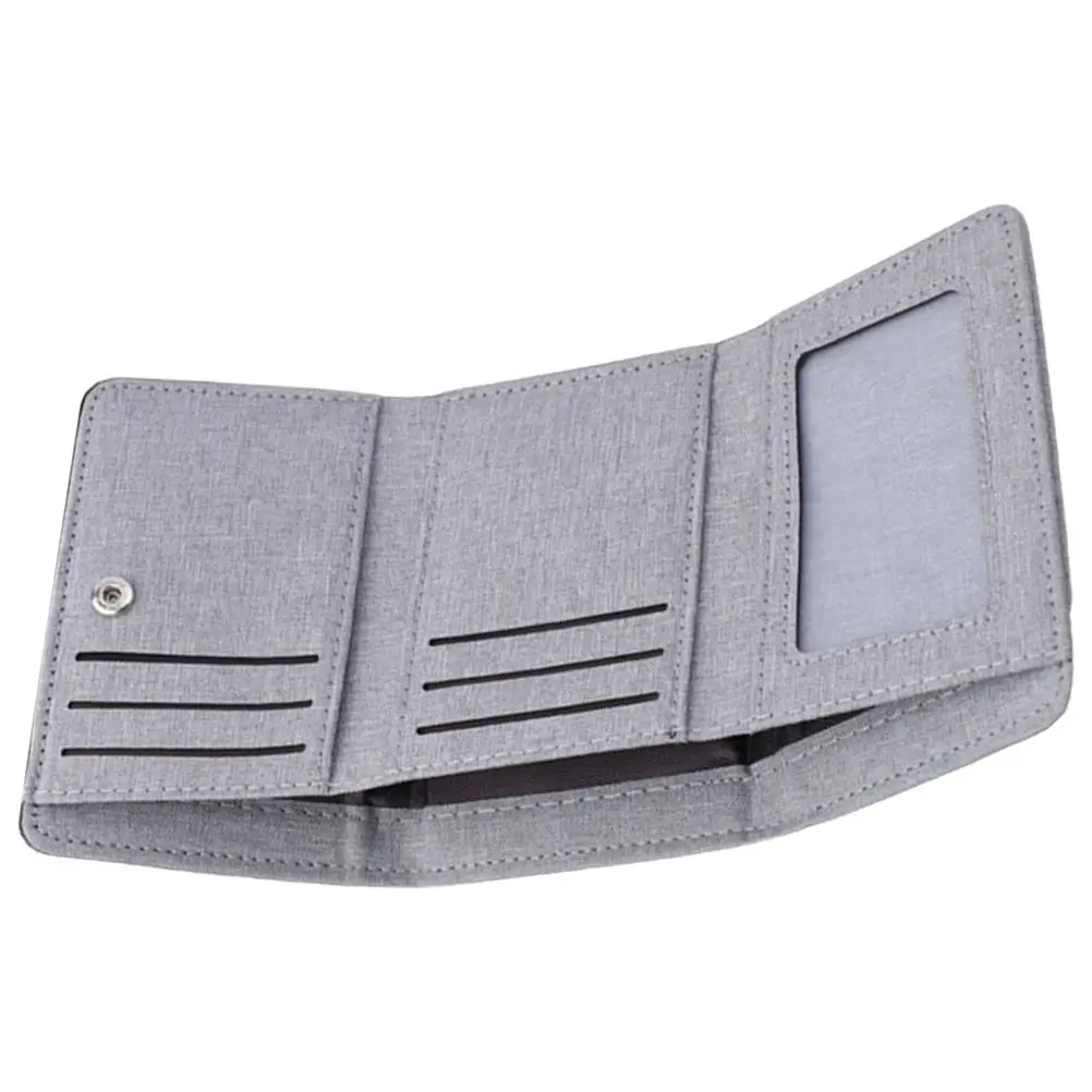 

Компактный мужской кошелек-кардхолдер складного дизайна, маленький чехол для карт, органайзер для бизнес-карт, кредитов и удостоверений личности, держатель для мелочи для путешествий