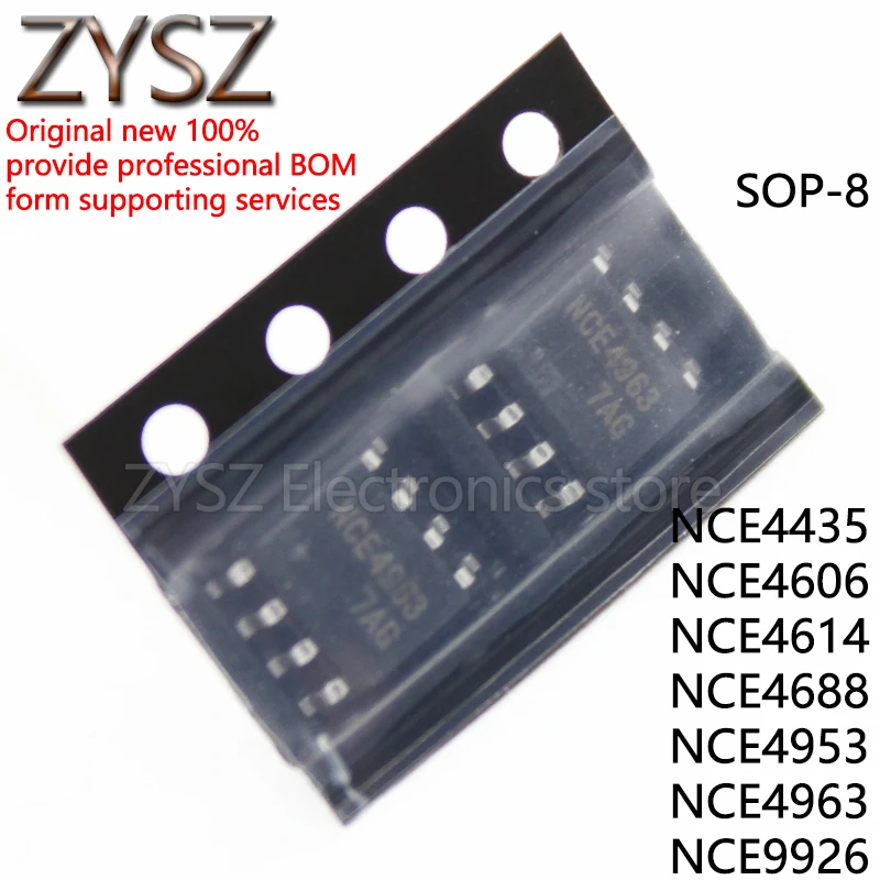 1PCS  NCE4614 NCE4435 NCE4953 NCE4606 NCE9926 NCE4688 NCE4963 40V 8A/- 7A P+N Channel MOSFET Chip