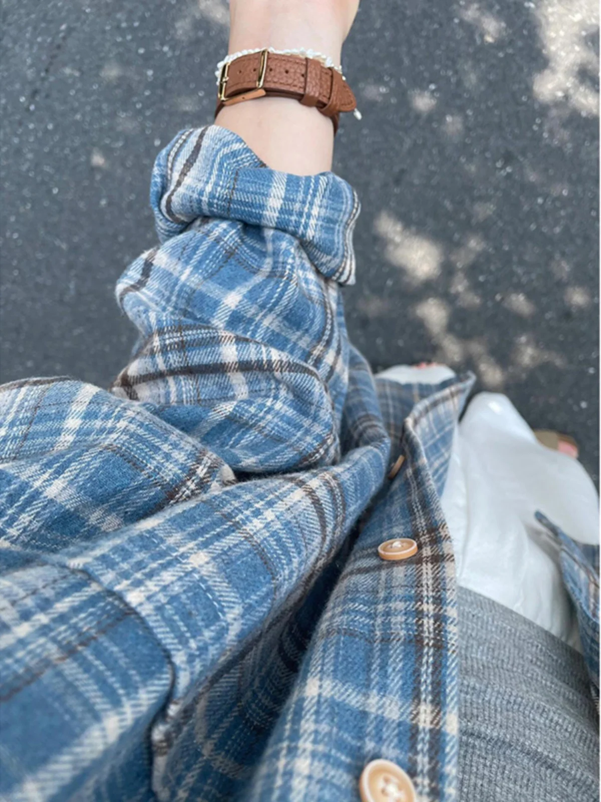 

Мужская демисезонная куртка в синюю клетку, повседневная, высокого качества, для пар, для работы и повседневной носки, из полиэстера...