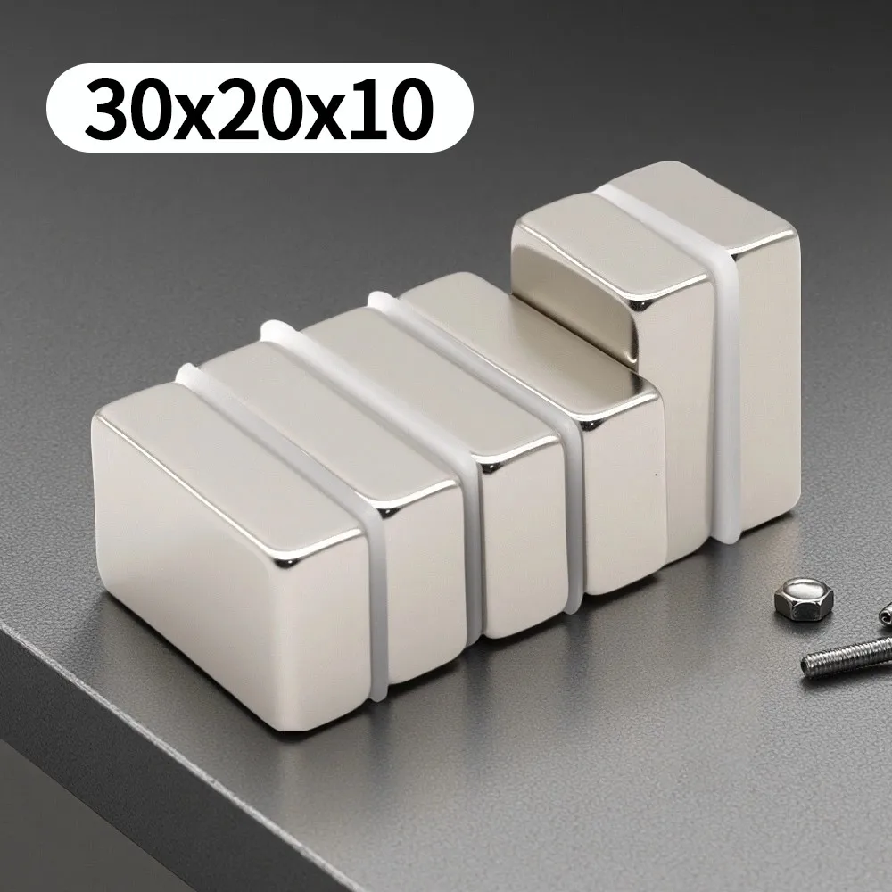 30X20X10MM Imans Block Kühlschrankmagnete für Büro-Whiteboard Geeignete Werkzeuge Zuhause Arbeitsplatz usw. 30*20*10