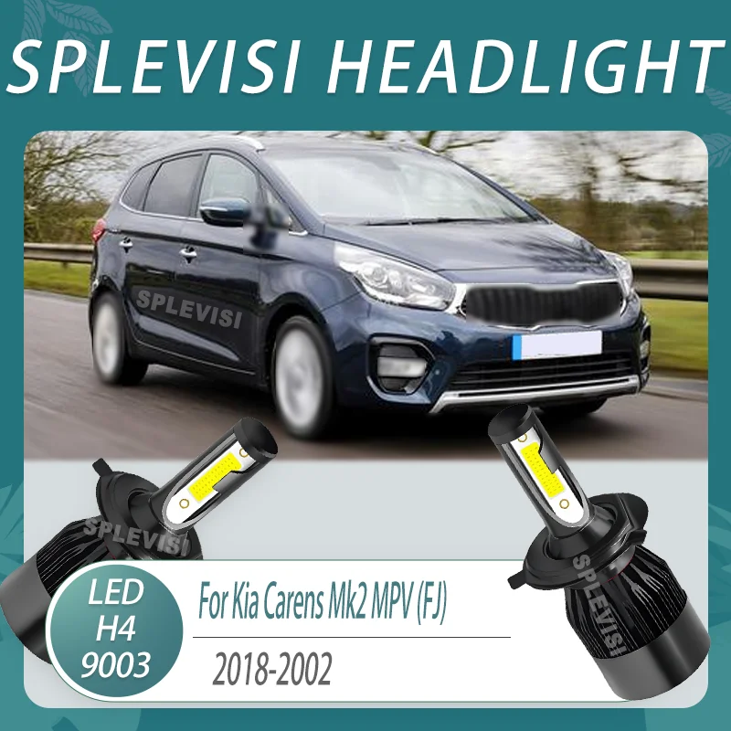 

2pcs H4/9003 LED Bulbs Stable Output Zero Light Decay For Kia Carens Mk2 MPV (FJ) 2018-2013 2012 2011 2010 2009 2008-2002