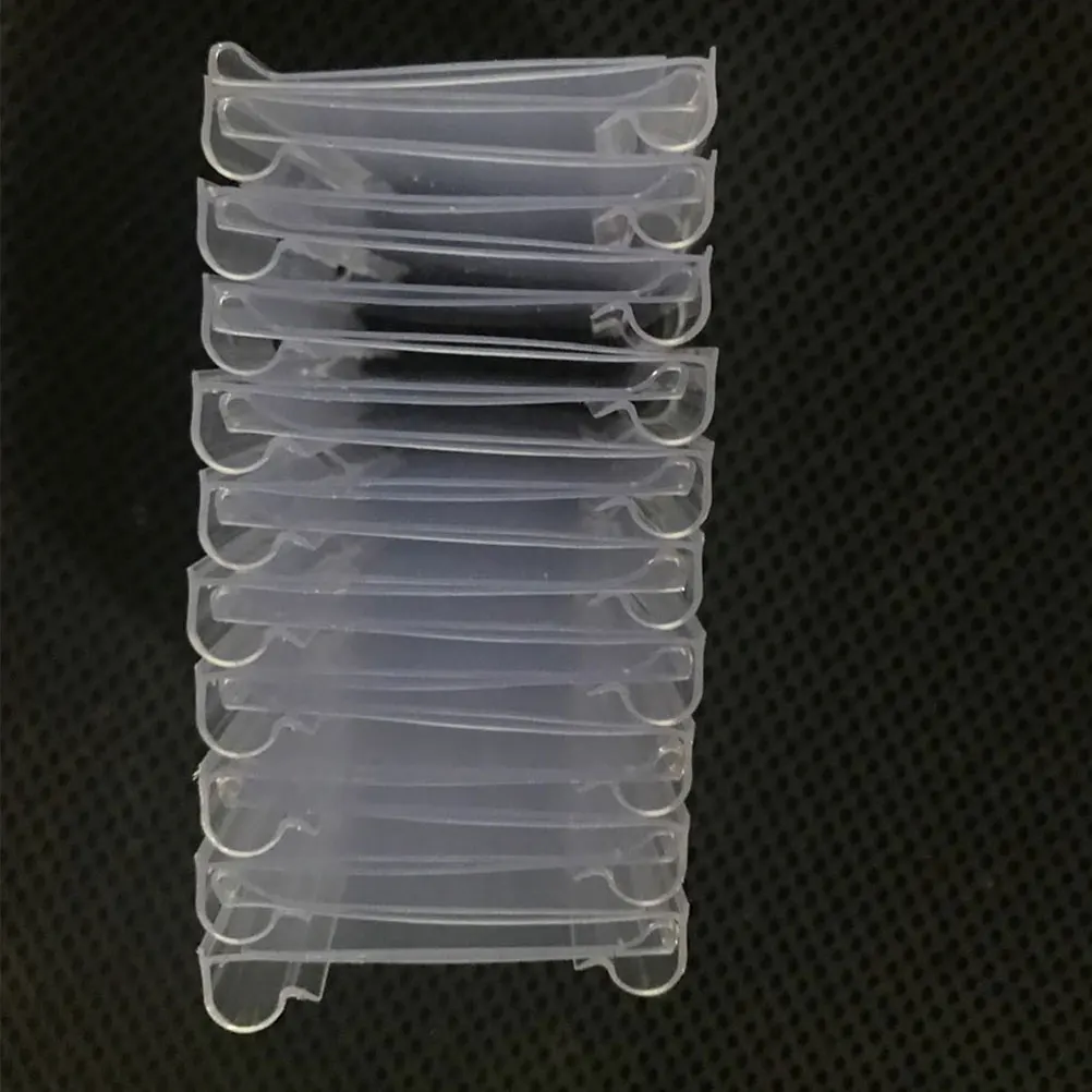 

60 Pcs Plastic Bracket Store Display Price Tags Stand Hook Sign Display Sign Holder Price Hook Holder Stand
