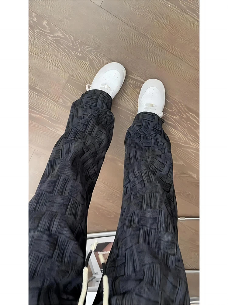 

Vintage Corduroy Men's Spring Autumn Straight Leg Casual Pants Plaid Design Comfortable Loose Fit Faionable Leisure Wear