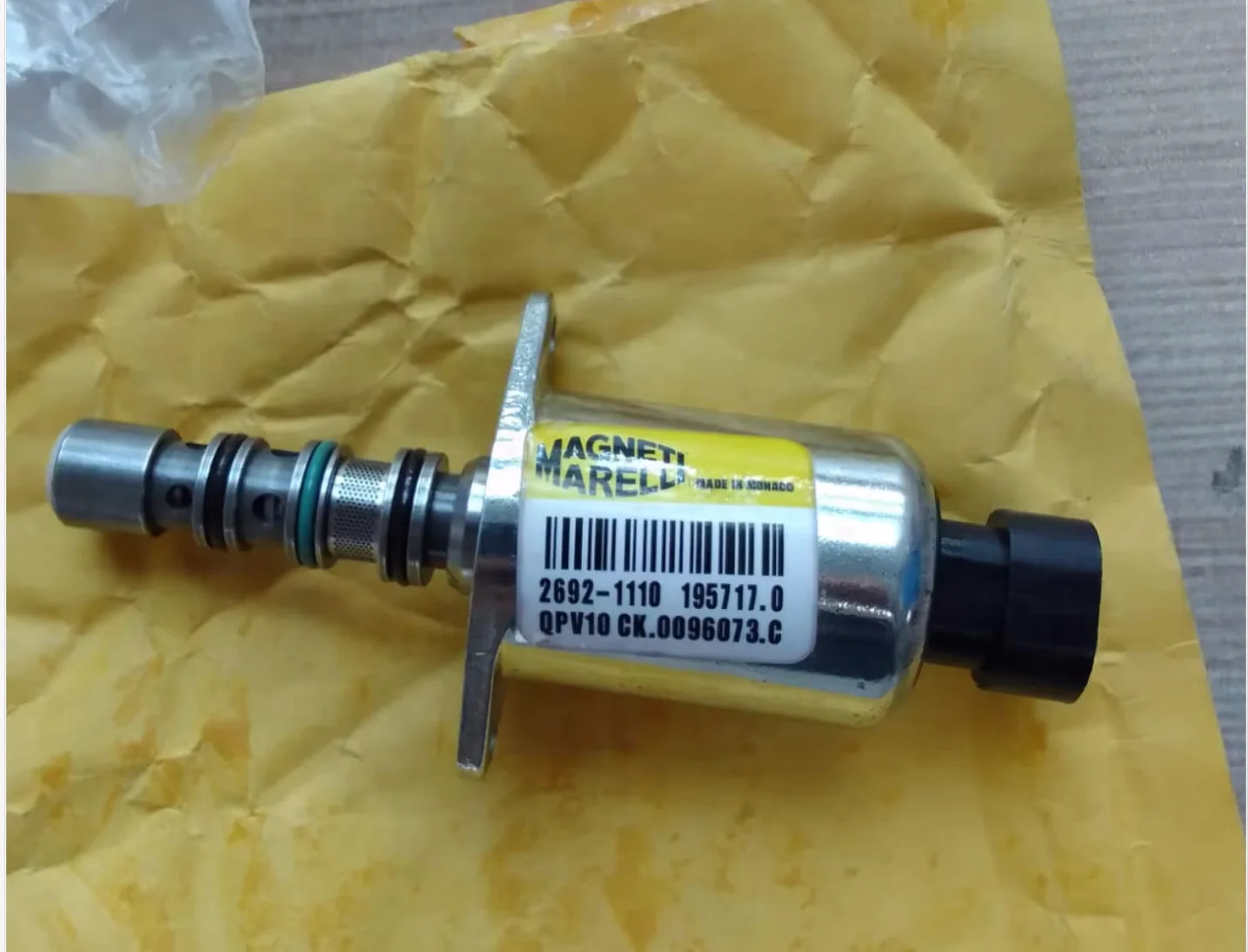 Válvula Solenoide de Embrague EV0 Fiat Dualogic Selespeed 71719391 71753760 71753781 QPV02 QPV10 195717 CK.0096073.C QR512E-1707023