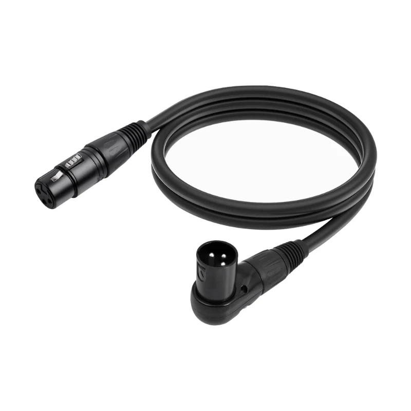 30cm/1m/180cm 3Pin AUX Connection Cable Cord with Flexible PVC Housing for Microphones, Power Amplifiers, Speaker