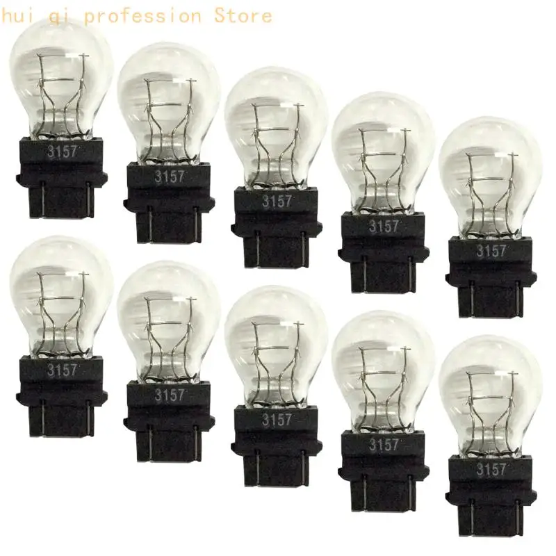 Rücklichtbirnen 10er Pack 3156 3157 12V 21W Ambers Auto externe Blinkerbirne H8WE – Detail 10