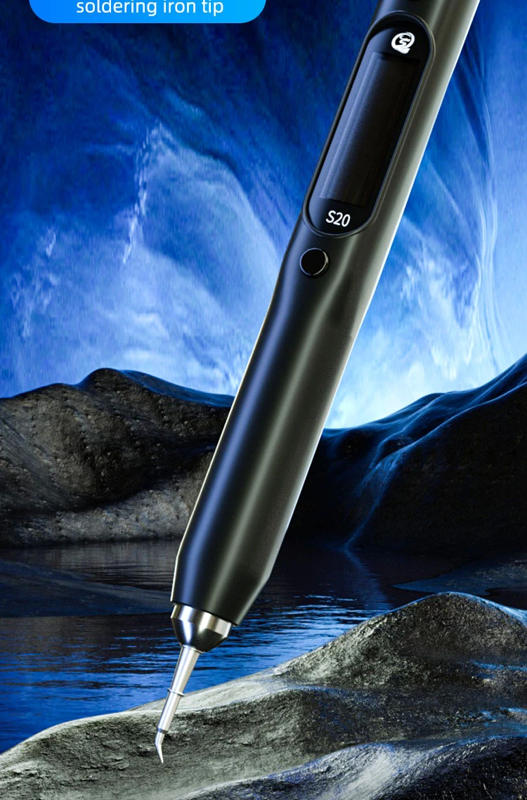 Portable SEQURE S20Nano Soldering Iron Anti‑static Design Compatible C115 Tips Precision Welding Pen For Phone Camera PCB Repair