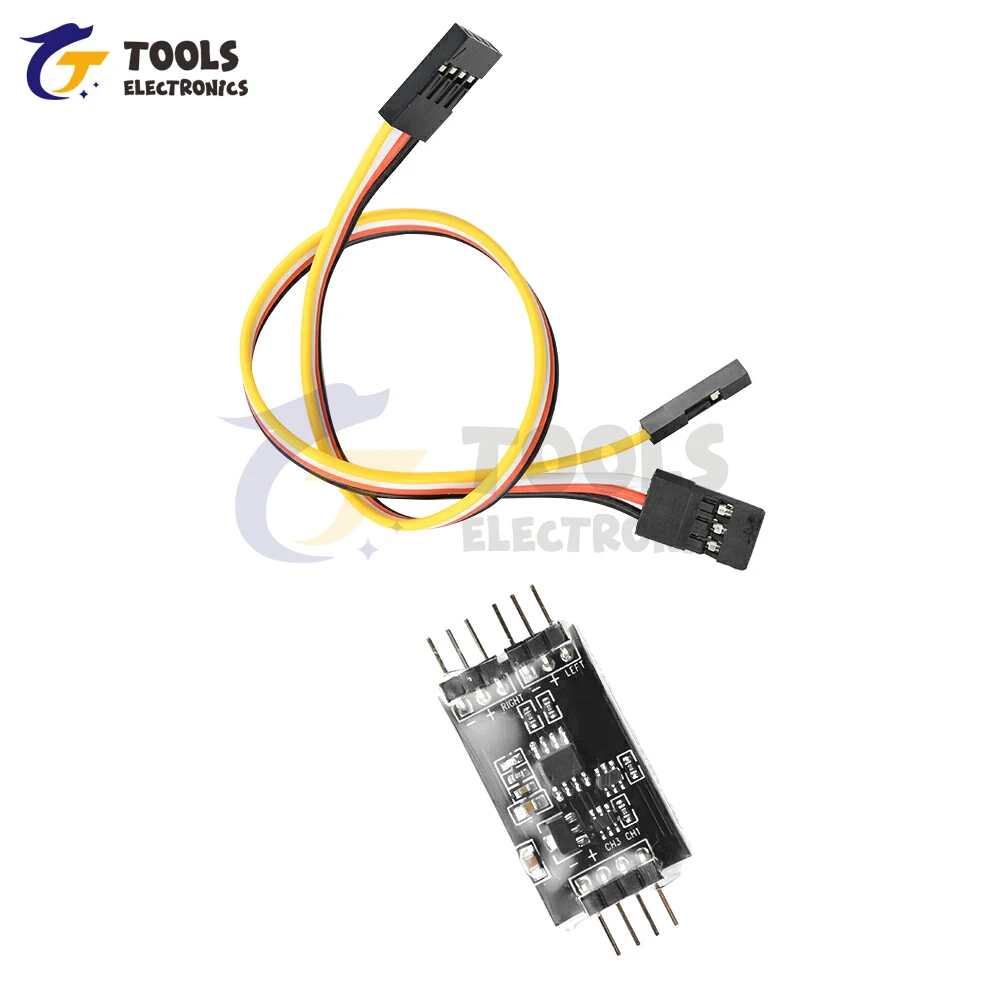 

Brushless Dual-Channel Mixer V-tail Delta Wing Two-Way Speed Difference Mixer RC Airplane Model Car and Boat Universal