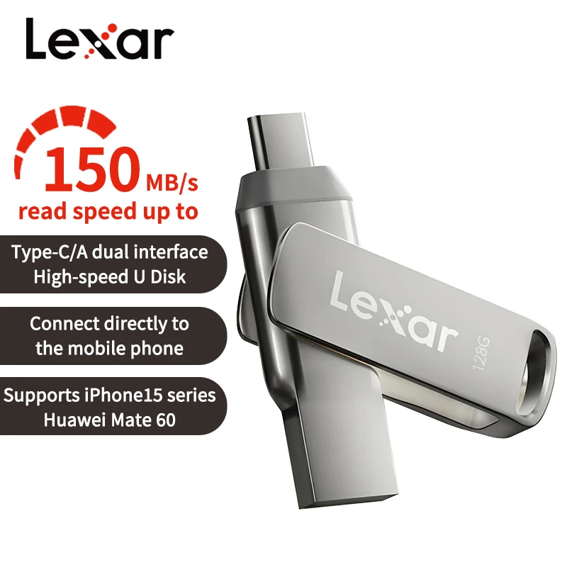original-lexar-d40t-usb-flash-drive-type-c-usb-32-read-max-150mb-s-128gb-256gb-dual-port-usb-pendrive-mini-u-stick-memory-stick