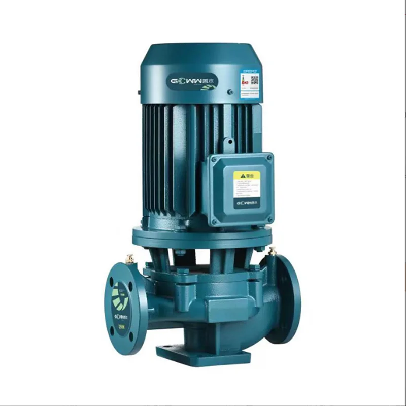 

Non-clogging Pipeline Small Pump 2 Inch 3 Inch Vertical In-line Pump