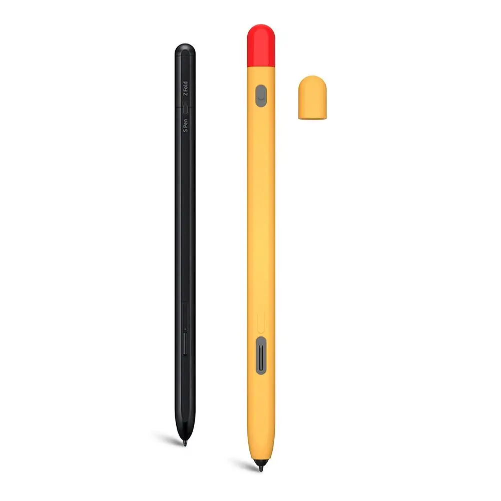 갤럭시 탭 S-pen Pro 스타일러스 실리콘 케이스 안티 스크래치 펜 보호 커버 경량 스킨 터치 펜 커버 대비 색