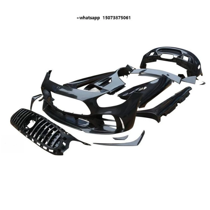 GT 2016 Semi-Carbon Fiber Body Kit Refitted Upgraded Front/Rear Bars Side Skirt Tail Fix with Screws