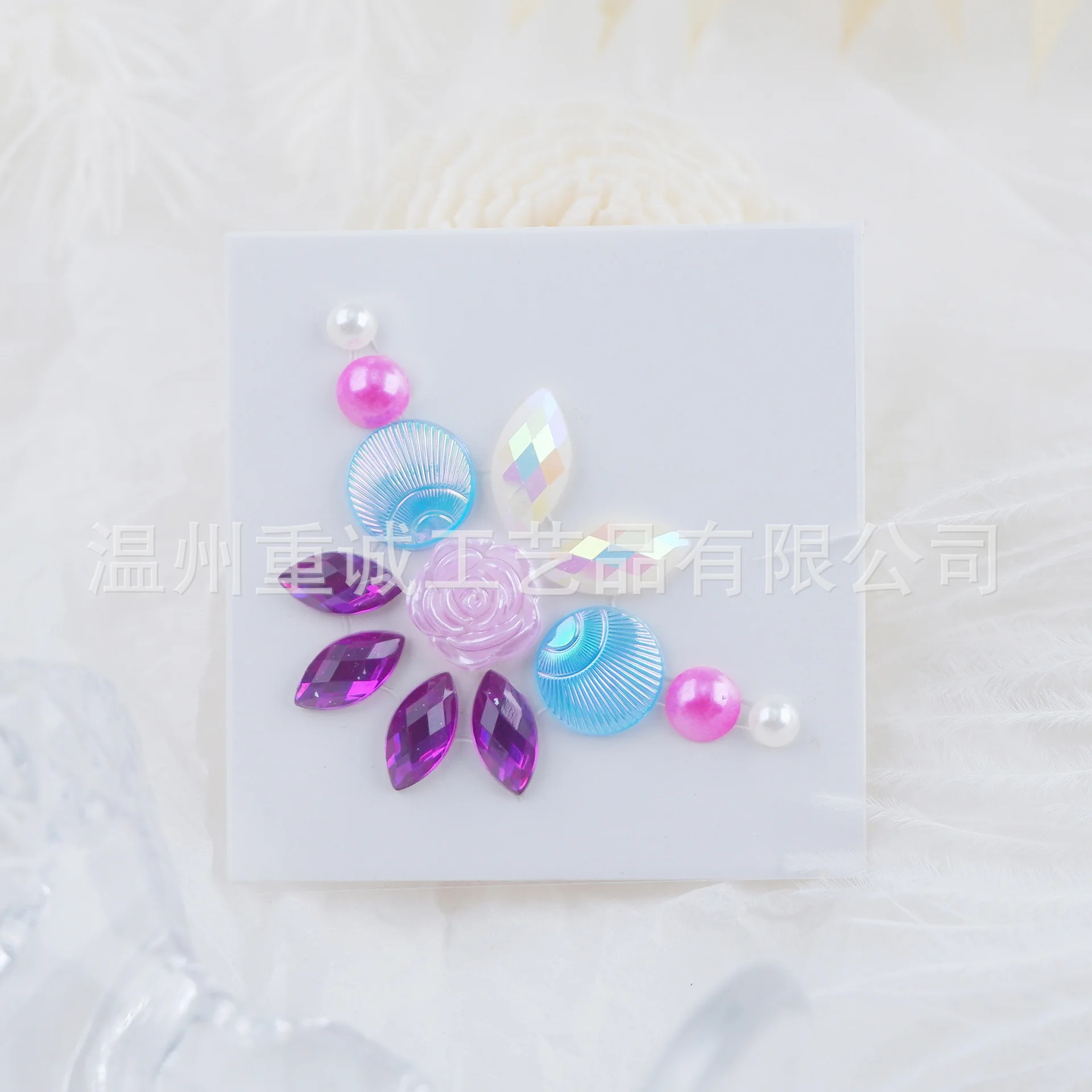 3D Forehead Rhinestone Stickers Self Adhesive Face Gems for Kids Stage Performance Party Festival Makeup Decor view 5