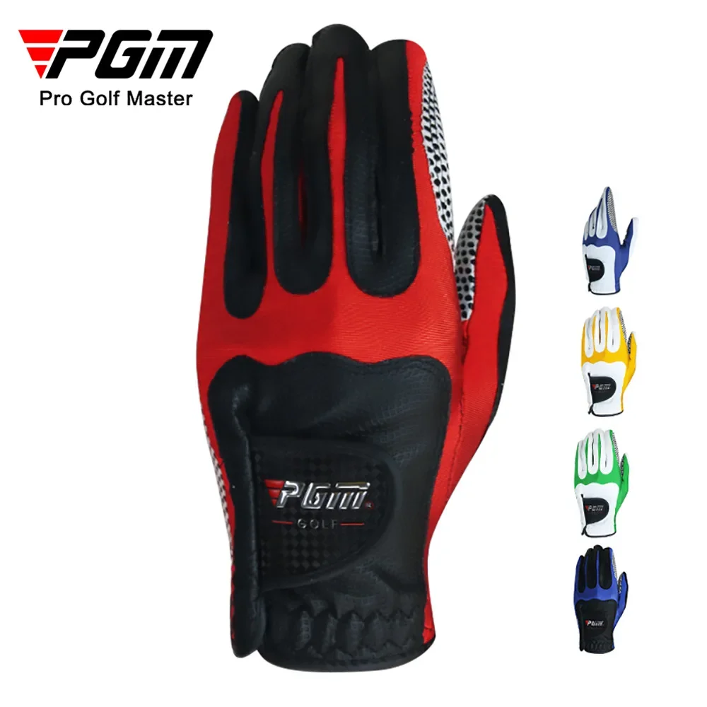 

PGM Golf Gloves Men's Golf Microfiber Gloves Single Anti-Slip Particles