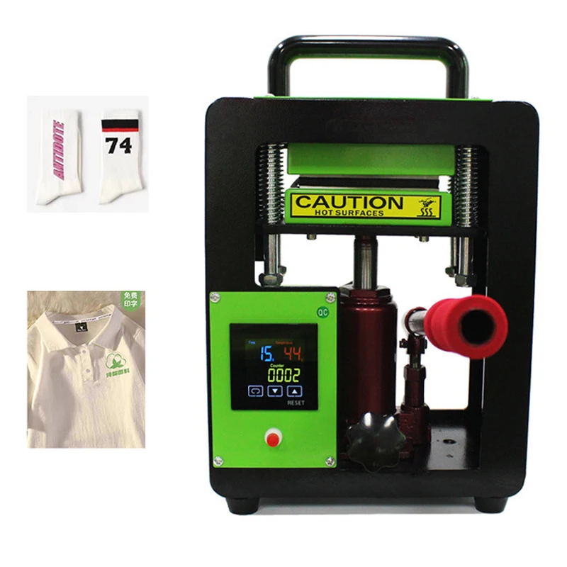 

Термопресс Гидравлический трансферный пресс Ручной термопресс Пресс для перекачки пластин с двойным нагревом и 5-тонным давлением