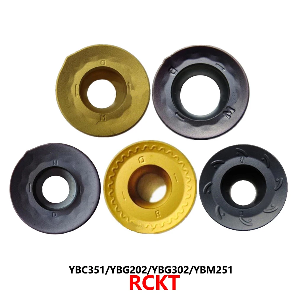 

Original RCKT RCKT10T3 RCKT10T3MO RCKT1204MO RCKT1606MO DM DR ER YBC301 YBG202 YBM251 Carbide Inserts Milling Blade CNC Tools