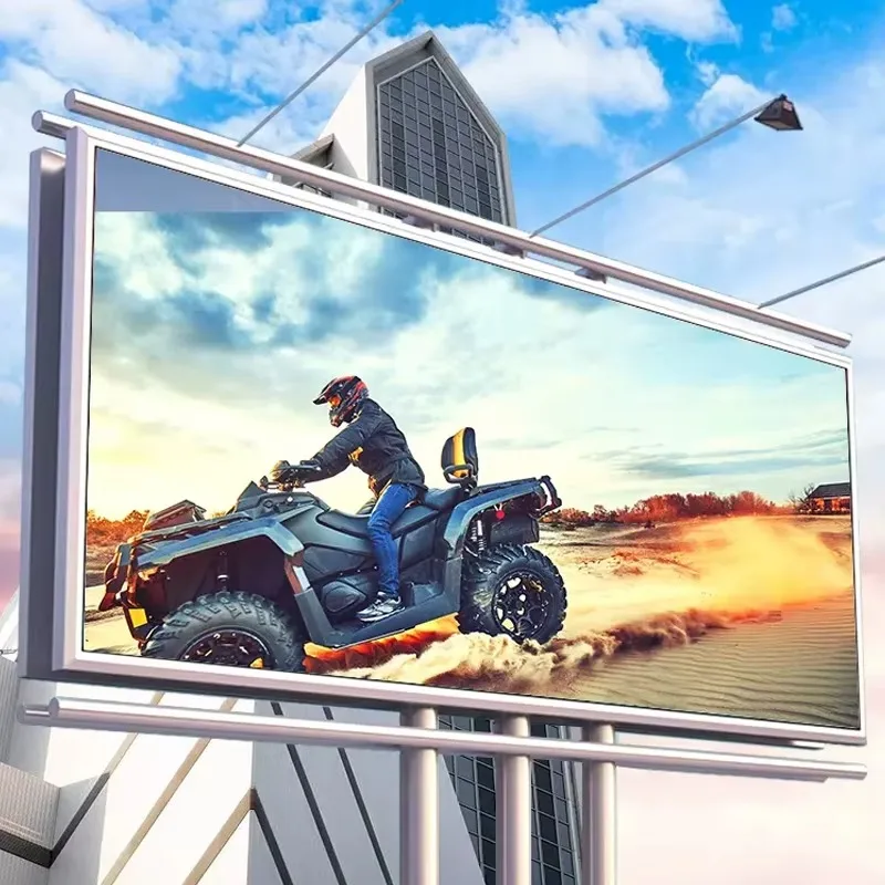 Customizable outdoor P2-P10 size Light Emitting Diode advertising screen Waterproof 3D digital billboard Fixed SMD P size