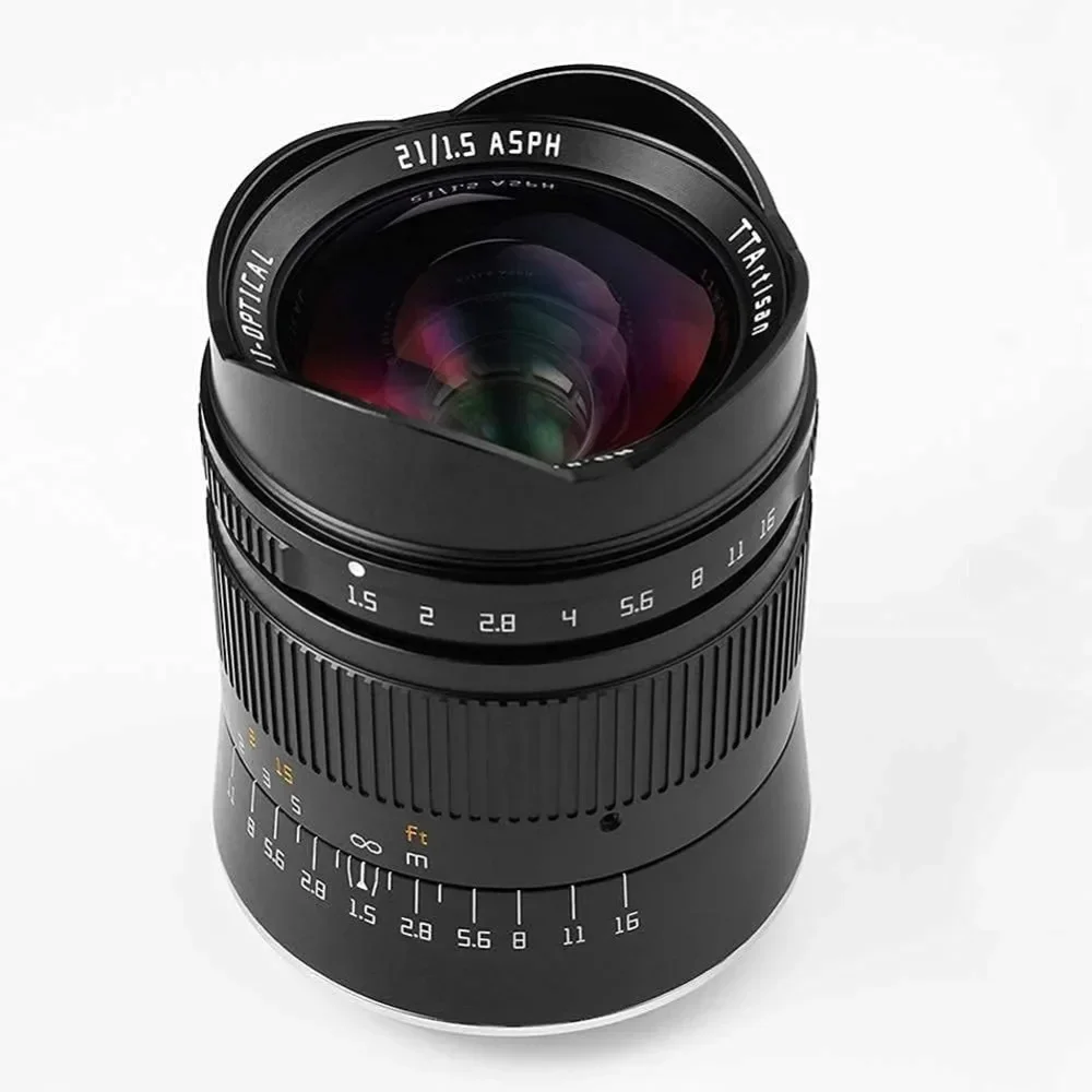 TTArtisan 21 مللي متر F1.5 إطار كامل زاوية واسعة للغاية فتحة كبيرة تركيز يدوي عدسة كاميرا ثابتة لكاميرا Nikon Z Leica M Mount