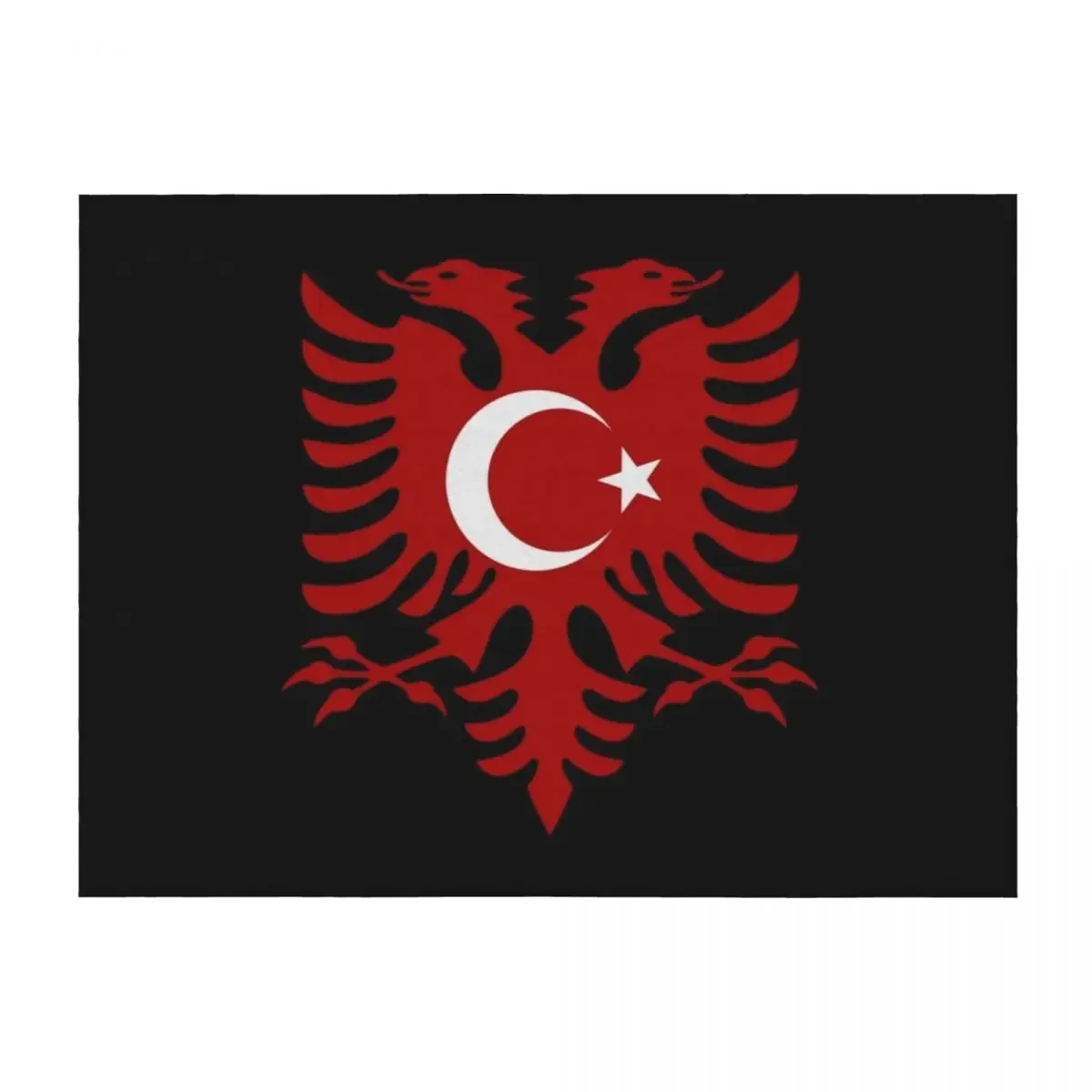 

Turkey Albania flag Throw Blanket heavy to sleep Blankets For Baby decorative Shaggy Blankets