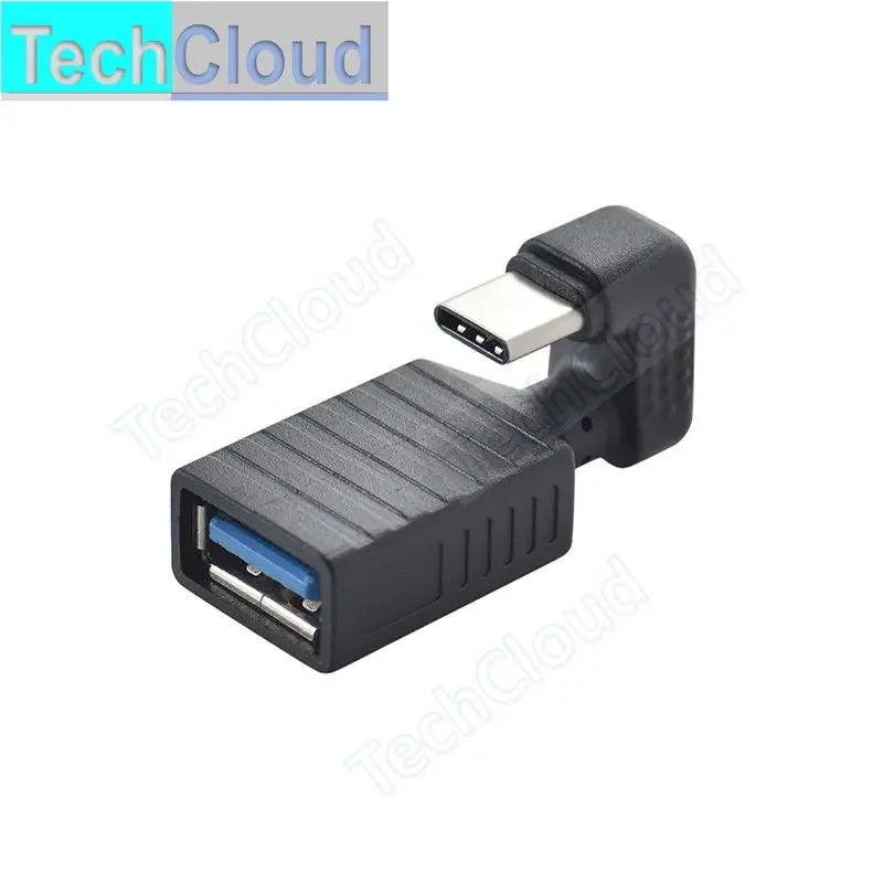 Type C OTG Adapter 360 Degree Up Down Angle USB 3.0 Interface Converter Adapter for Smart Phones laptop read flash disk