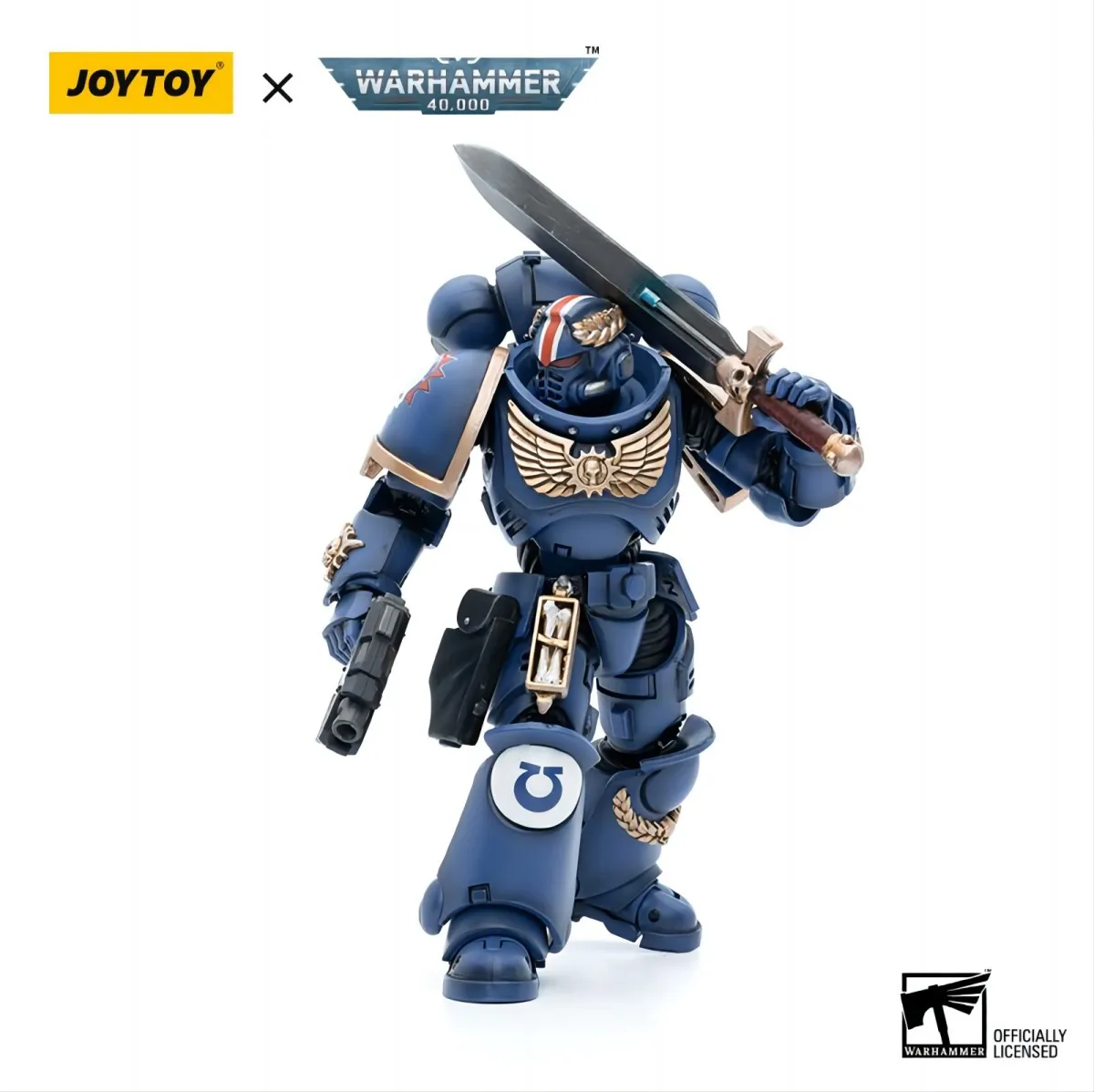 JOYTOY Warhammer 40.000 1/18 Actionfiguren Ultramarines Primaris Lieutenant Argaranthe Anime Militärmodell