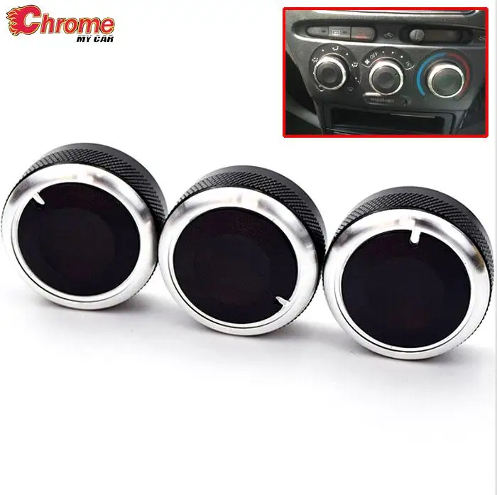 Car Heater Climate Control Knobs Replacement Buttons For Toyota Funcargo Probox Yaris Vitz Echo 98 Switch Knob A/C Panel Cover